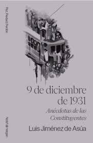 9 DE DIEMBRE DE 1931, de JIMENEZ DE ASUA, LUIS | portada del libro