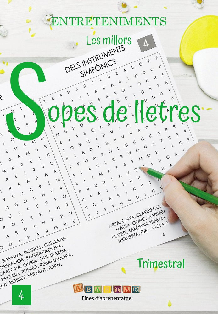 LES MILLORS SOPES DE LLETRES, 4, de ABASTAR. EINES D'APRENENTATGE, | portada del libro