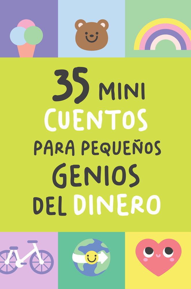 35 MINI CUENTOS PARA PEQUEÑOS GENIOS DEL DINERO, de BANKIDU | portada del libro