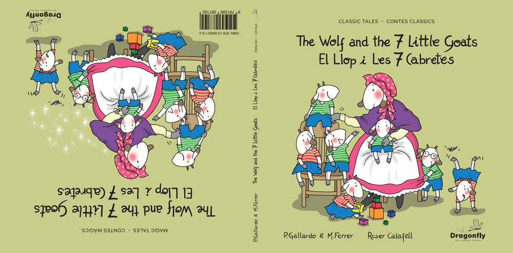 El Llop i Les Set Cabretes / The Wolf and The Seven Little G, de , Gallardo Sánchez, Pedro | portada del libro