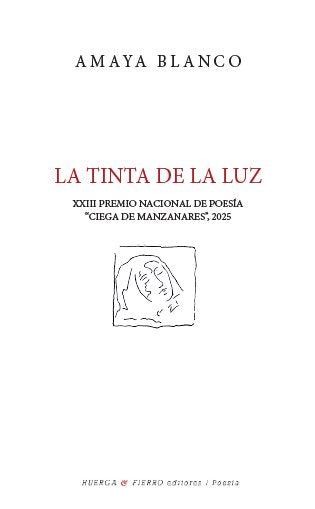 La tinta de la luz, de Amaya Blanco | portada del libro