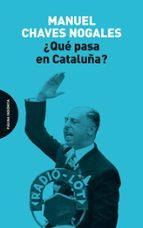 ｨQUE PASA EN CATALU･A?, de Manuel Chaves Nogales | portada del libro