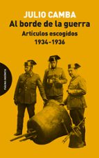 AL BORDE DE LA GUERRA, de Julio Camba | portada del libro
