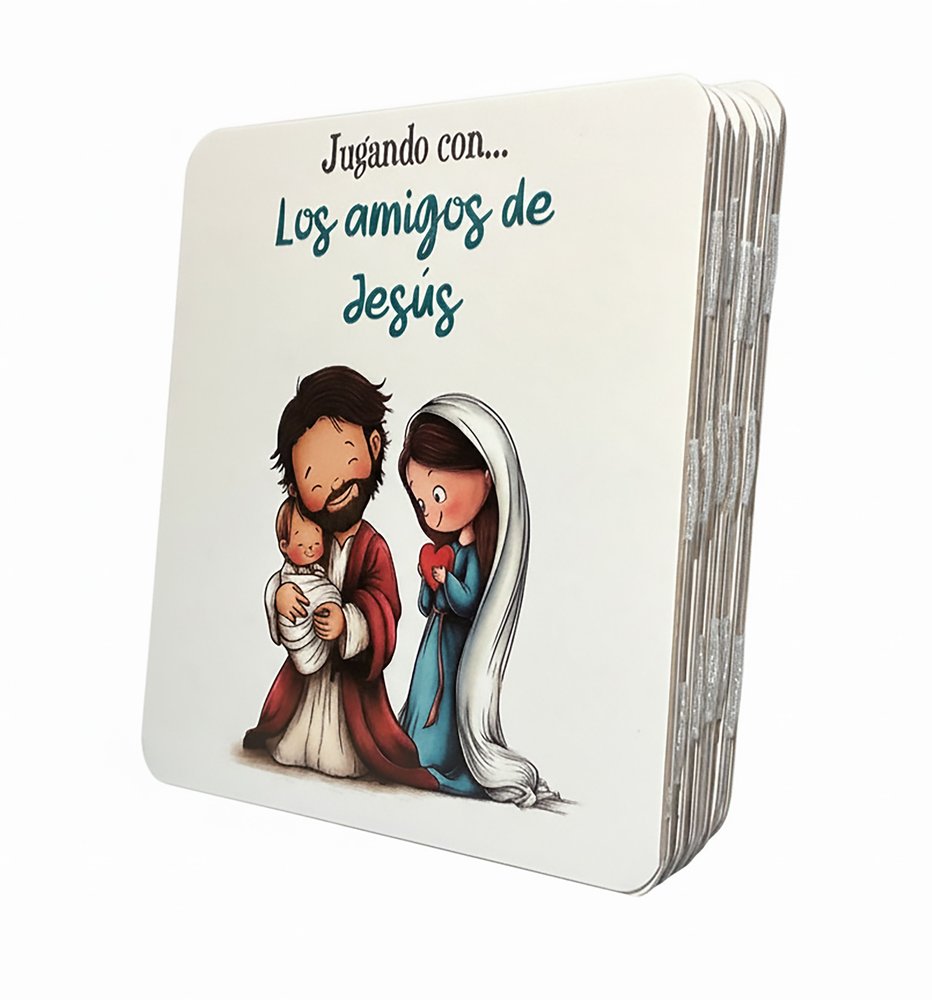 JUGANDO CON... LOS AMIGOS DE JESUS -CARTON | portada del libro