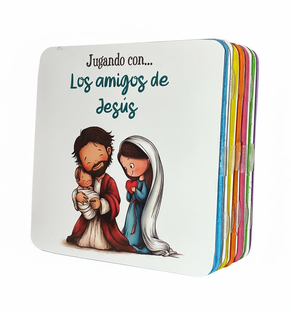 JUGANDO CON... LOS AMIGOS DE JESUS -GOMA EVA | portada del libro