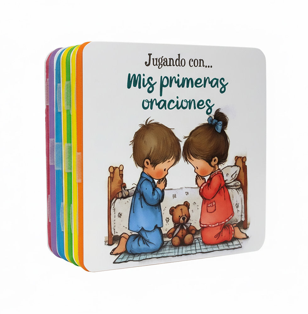 JUGANDO CON... MIS PRIMEROS ORACIONES -GOMA EVA | portada del libro