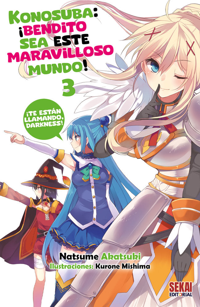 Konosuba: ¡bendito sea este maravilloso mundo! 3, de Akatsuki, Natsume | portada del libro