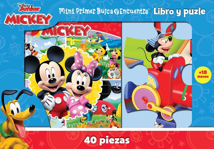 MI PRIMER BUSCA Y ENCUENTRA PUZLE MICKEY, de AA.VV. | portada del libro