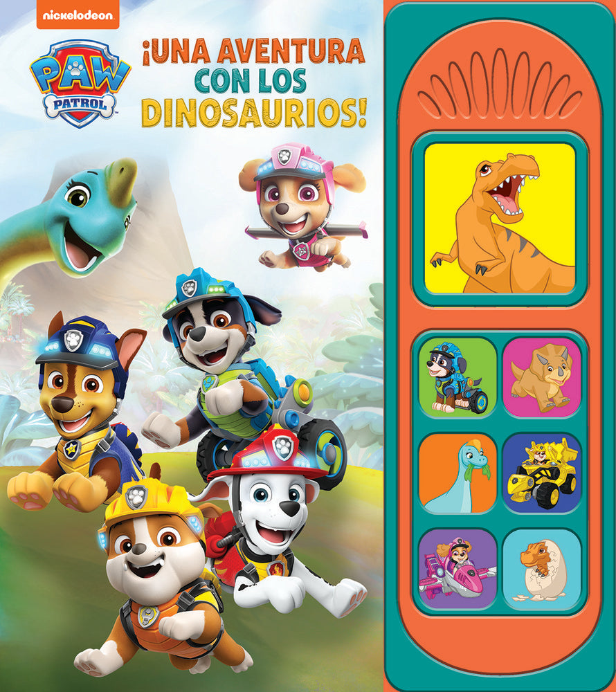 UNA AVENTURA CON LOS DINOSAURIOS PATRULLA CANINA, de VV.AA. | portada del libro