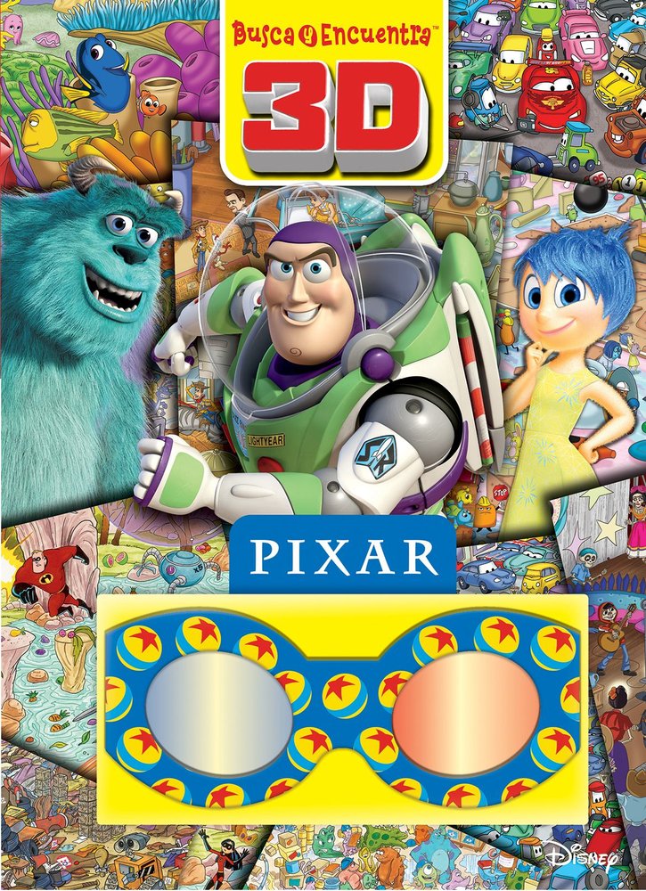 BUSCA Y ENCUENTRA 3D PIXAR, de PIXAR | portada del libro