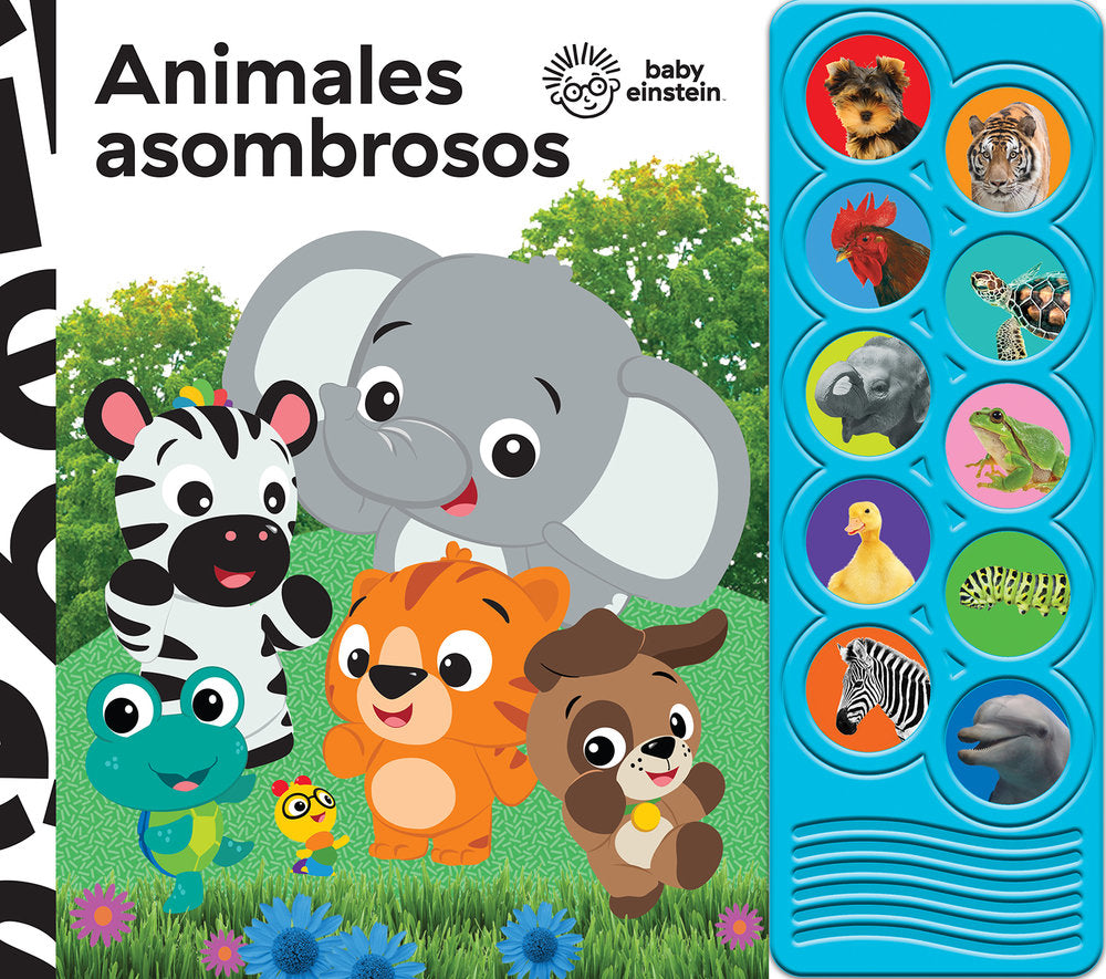 ANIMALES ASOMBROSOS BABY EINSTEIN, de VV.AA. | portada del libro