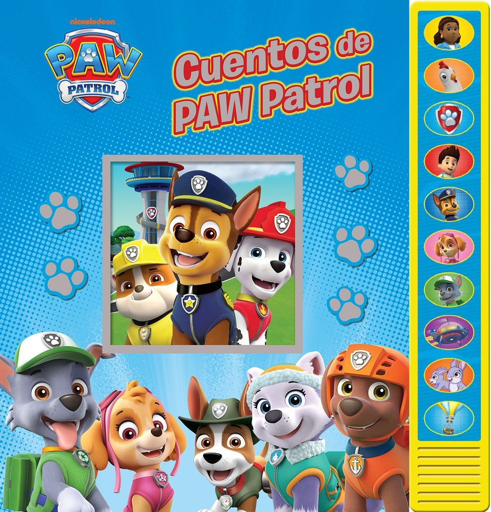 TESORO DE CUENTOS DE PAW PATROL CON SONIDO., de PATRULLA CANINA | portada del libro
