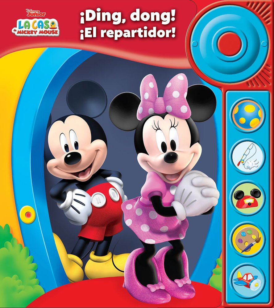 DING, DONG! ¡EL REPARTIDOR! LIBRO CON TIMBRE MICKEY., de MICKEY | portada del libro