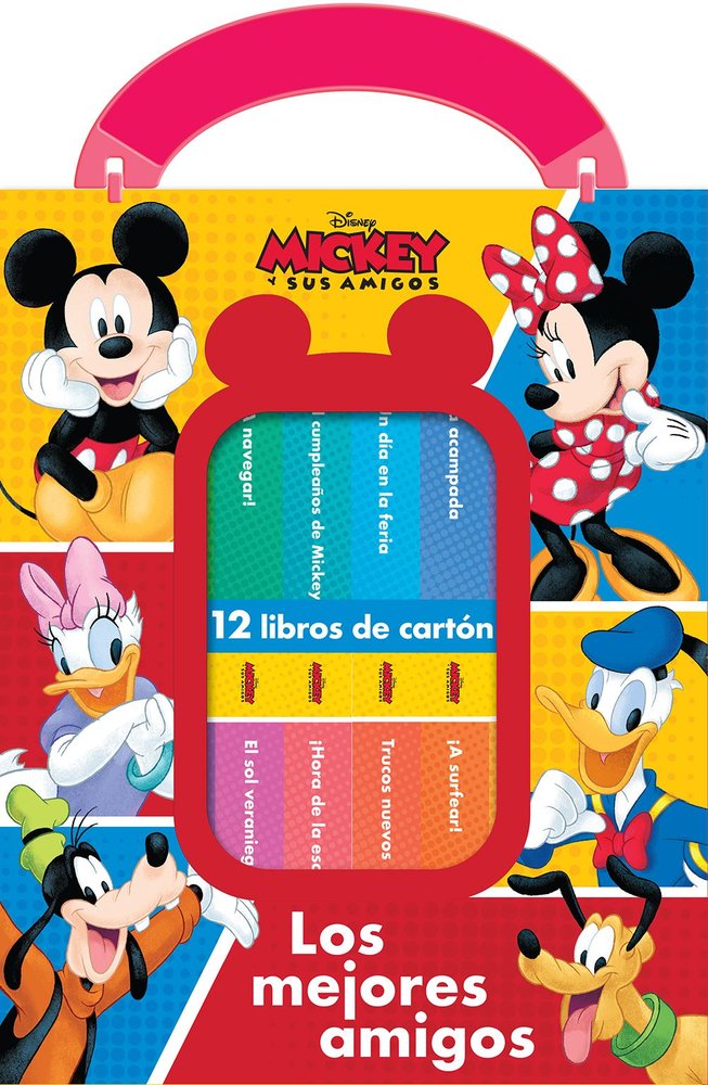 DISNEY: MICKEY Y SUS AMIGOS - LOS MEJORES AMIGOS - MI PRIMERA BIBLIOTECA - 12 LI, de , MICKEY MOUSE | portada del libro