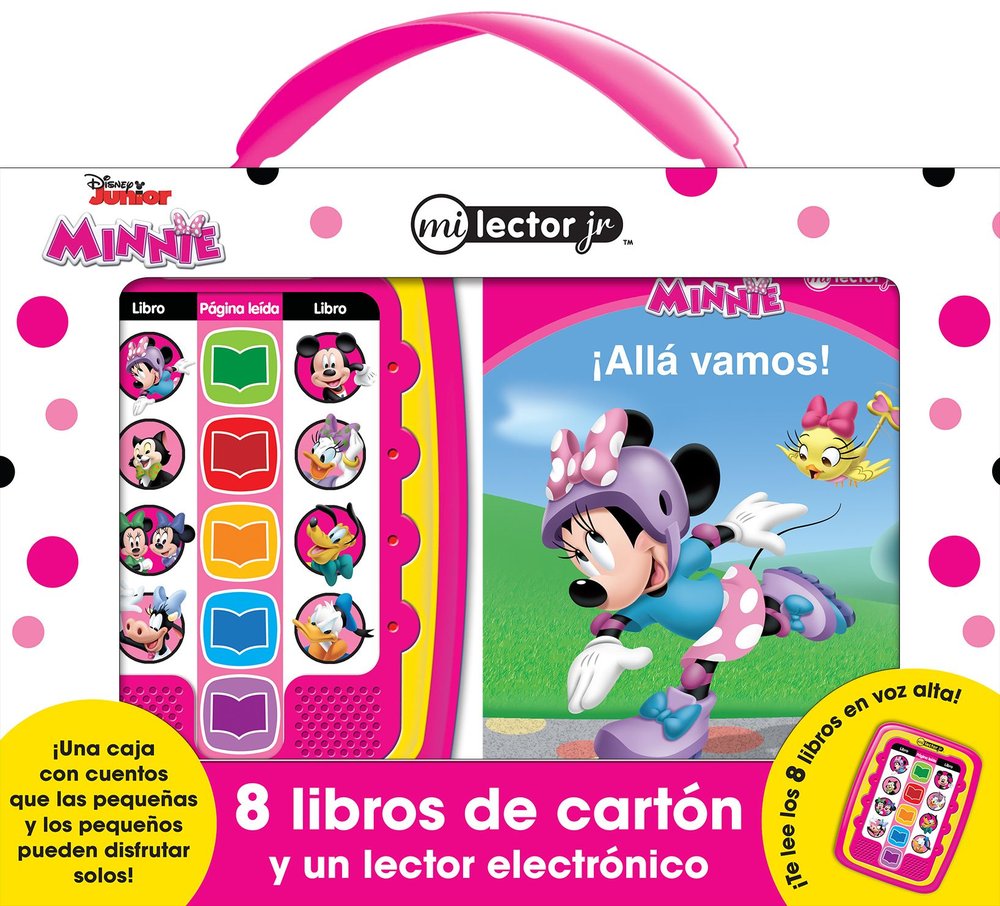 DISNEY JR MINNIE MI LECTOR JR 8 LIBROS DE CARTON Y UN, de MINNIE | portada del libro