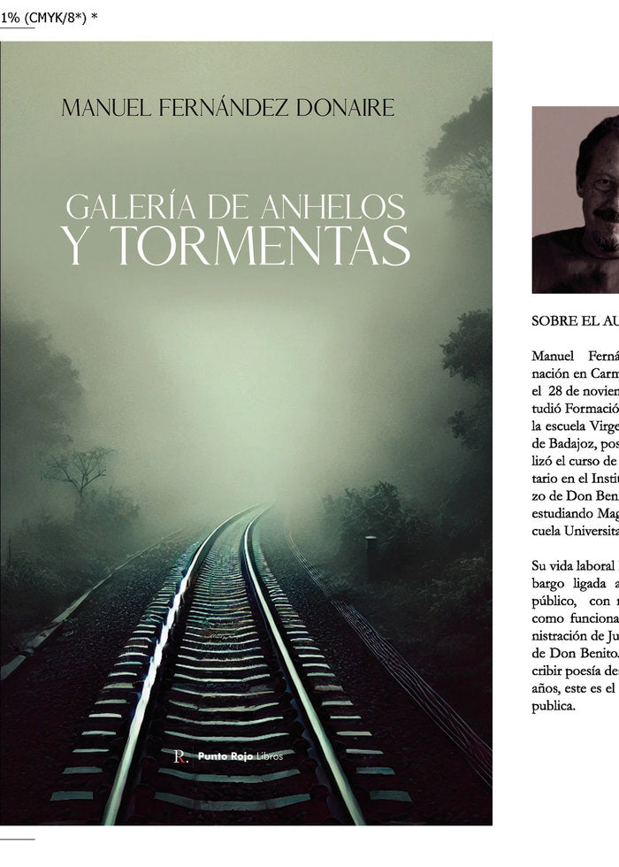 Galería de anhelos y tormentas, de Fernández Donaire, Manuel | portada del libro