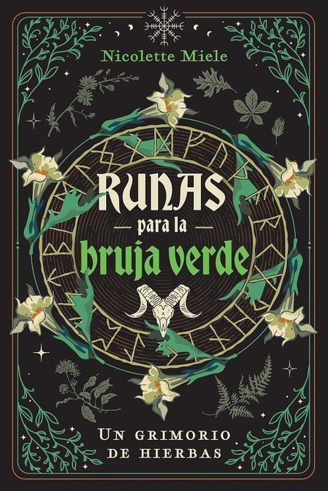 Runas para la bruja verde, de Nicolette Miele | portada del libro