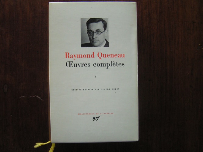 OEUVRES COMPLETES T1, de Raymond Queneau | portada del libro
