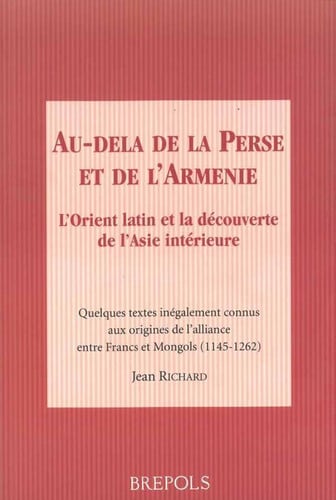 AU-DELA DE LA PERSE ET DE L'ARMENIE, de RICHARD J | portada del libro