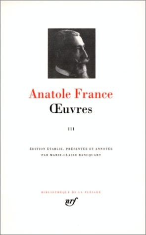 OEUVRES T3, de Anatole France (Schriftsteller | portada del libro