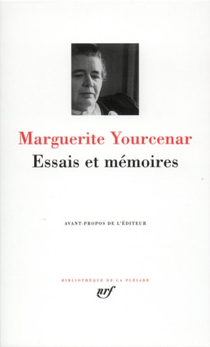 ESSAIS ET MEMOIRES, de Marguerite Yourcenar | portada del libro