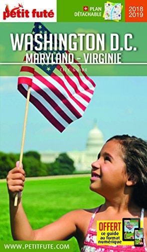 ASHINGTON MARYLAND - VIRGINIE 2018-2019, de Petit Futé | portada del libro