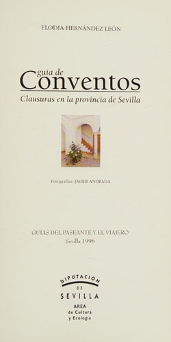 GUIA DE CONVENTOS. CLAUSURAS EN LA PROVI, de Hernández León | portada del libro