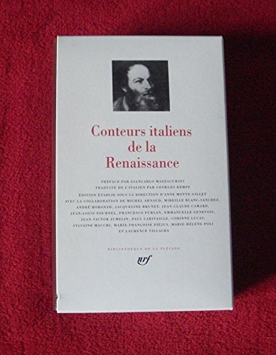 Conteurs italiens de la Renaissance, de Anne Motte-Gillet | portada del libro