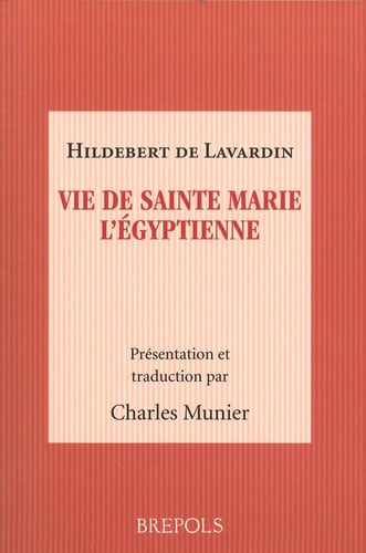 VIE DE MARIE L'EGYPTIENNE, de MUNIER C | portada del libro