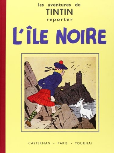 TINTIN FAC-SIMILE NB L'ILE NOIRE, de Hergé | portada del libro