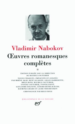 OEUVRES ROMANESQUES COMPLETES T2, de Vladimir Nabokov | portada del libro