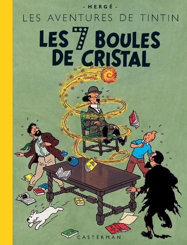 CASTERMAN - FACS. COLOR 13 - LES 7 BOULES DE CRISTAL, de Hergé | portada del libro