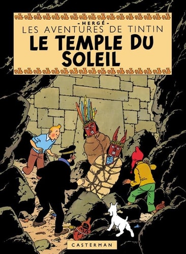 CASTERMAN-FACS.COLOR 13-LE TEMPLE DU SOLEIL, de Hergé | portada del libro