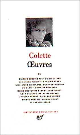 Colette Oeuvres Tome 4, de Colette | portada del libro