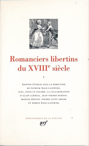ROMANCIERS LIBER DU 18E T1, de COLLECTIFS GALLIMARD | portada del libro