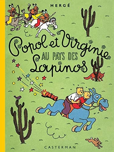 POPOL ET VIRGINIE AU PAYS DES LAPINOS FAC-SIMILE COULEURS, de Hergé | portada del libro