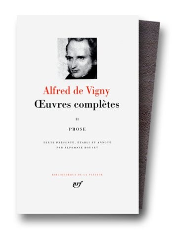 OEUVRES COMPLETES T2, de Alfred de Vigny | portada del libro