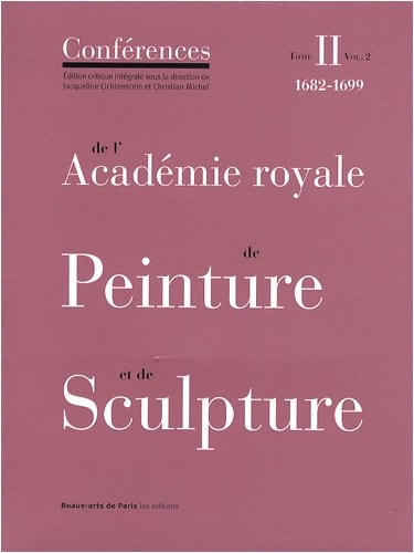 2-V2 CONFERENCES DE L'ACADEMIE ROYALE D, de Jacqueline Lichtenstein | portada del libro