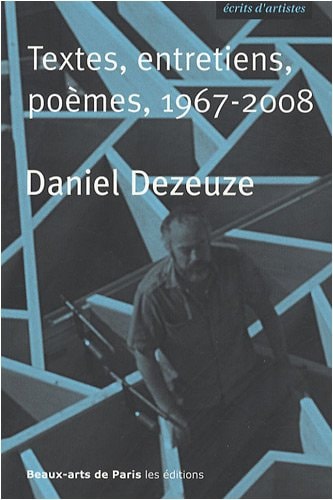 EXTES, ENTRETIENS, POEMES, 1967-2008, de DEZEUZE DANIEL | portada del libro