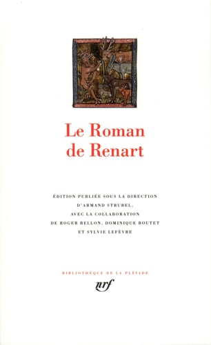 LE ROMAN DE RENART, de Anonyme | portada del libro