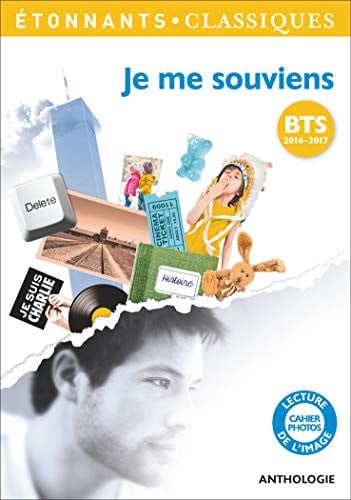 E ME SOUVIENS - PROGRAMME BTS 2016-2017, de COLLECTIF | portada del libro