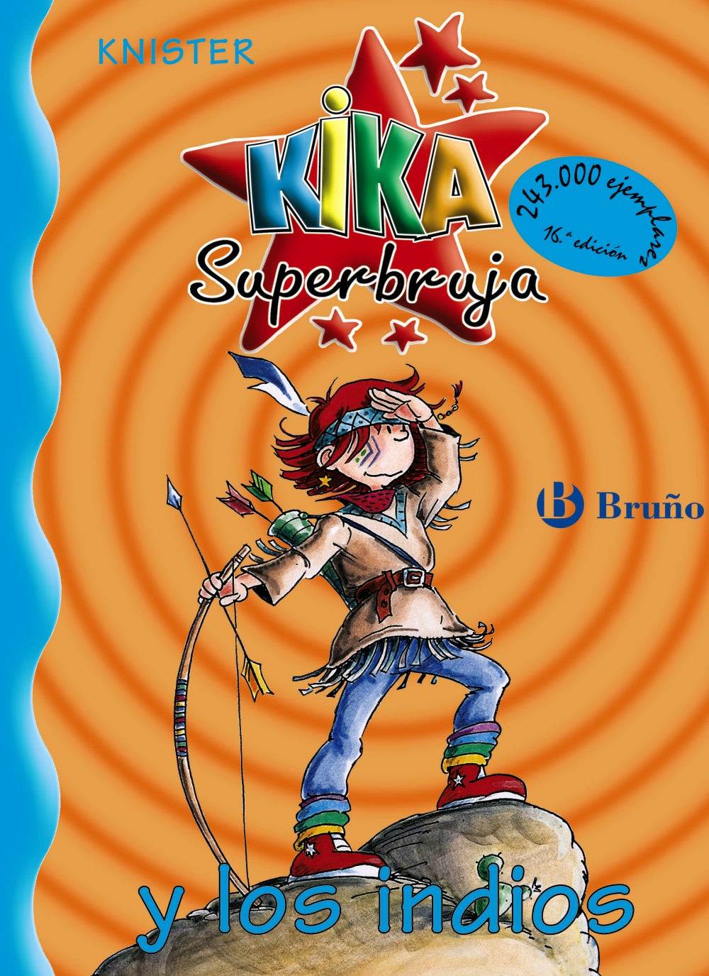 Kika Superbruja y los indios, de KNISTER | portada del libro