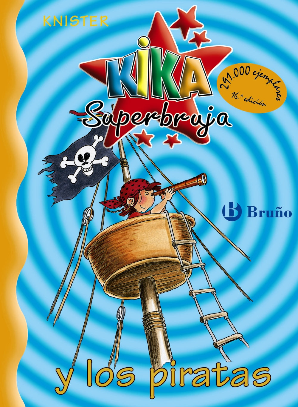 Kika Superbruja y los piratas, de KNISTER | portada del libro