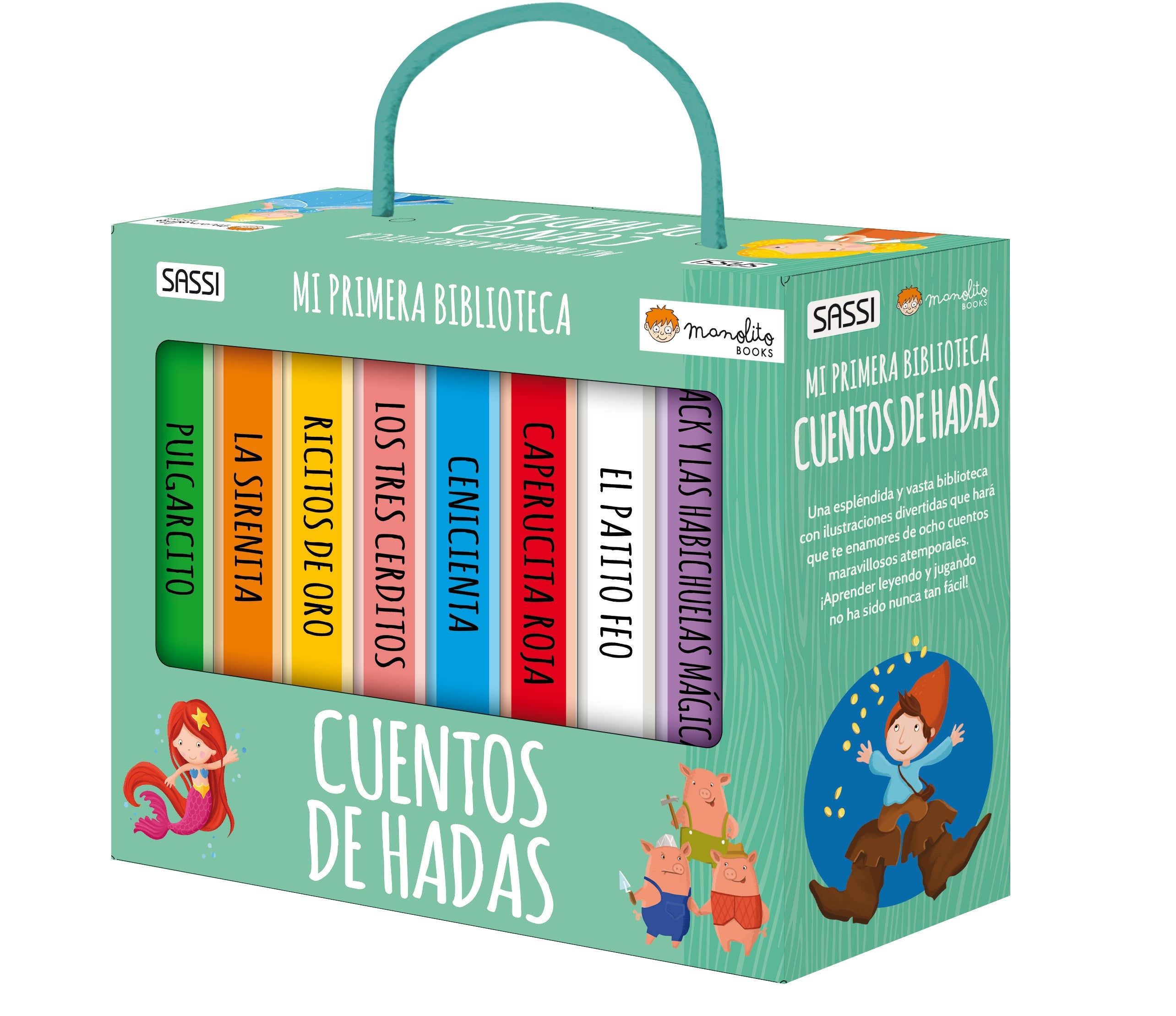 CUENTOS DE HADAS MI PRIMERA BIBLIOTECA, de M. NEIL | portada del libro