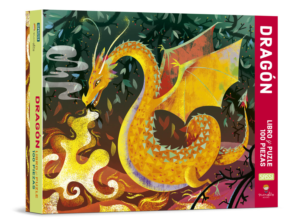 DRAGON 100 PIEZAS PUZZLE EDIC ILUSTRADO, de E. TOMÔ#N. FABRIS | portada del libro