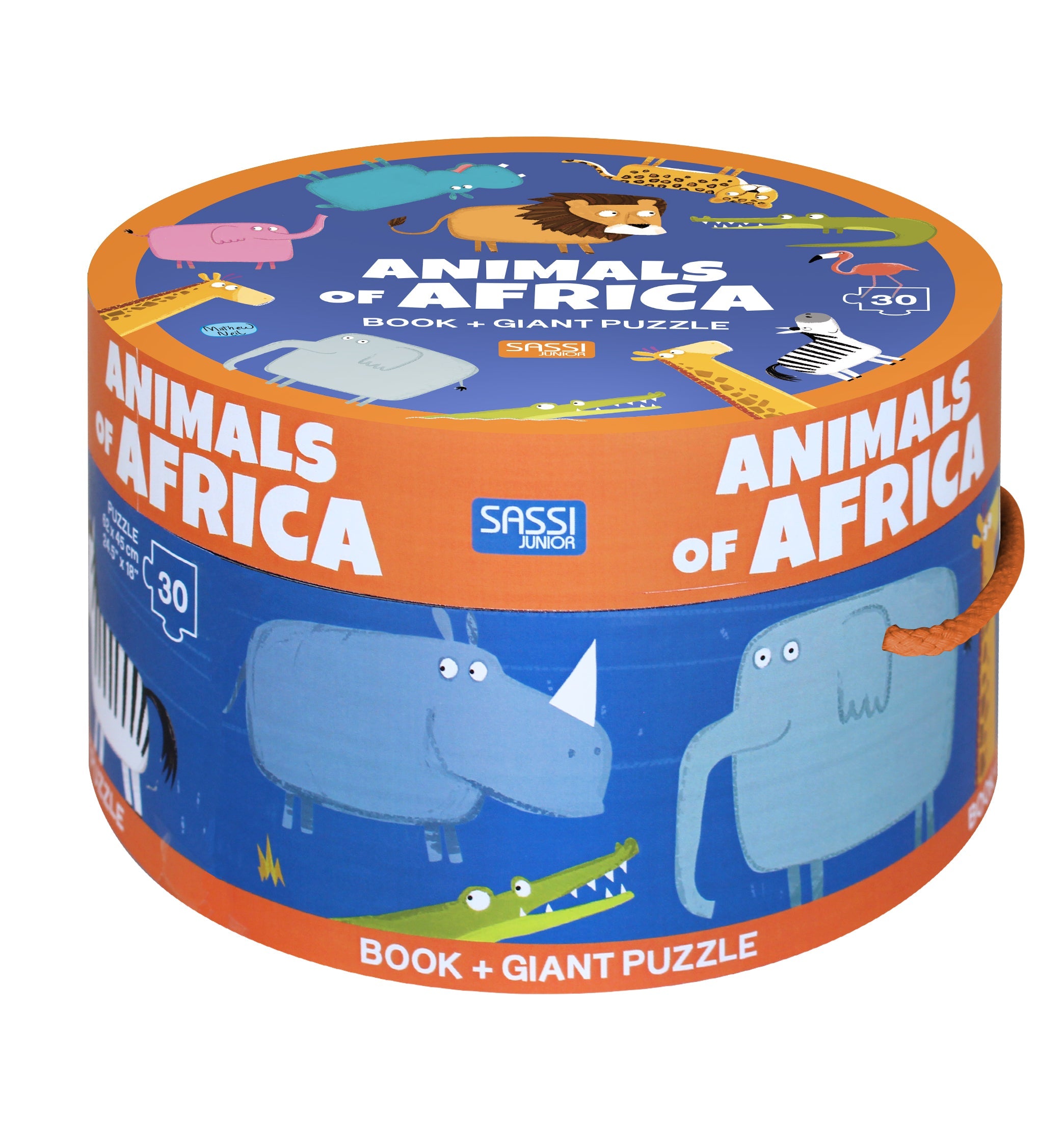LOS ANIMALES DE AFRICA CAJAS REDONDAS CO, de M. GAULE | portada del libro