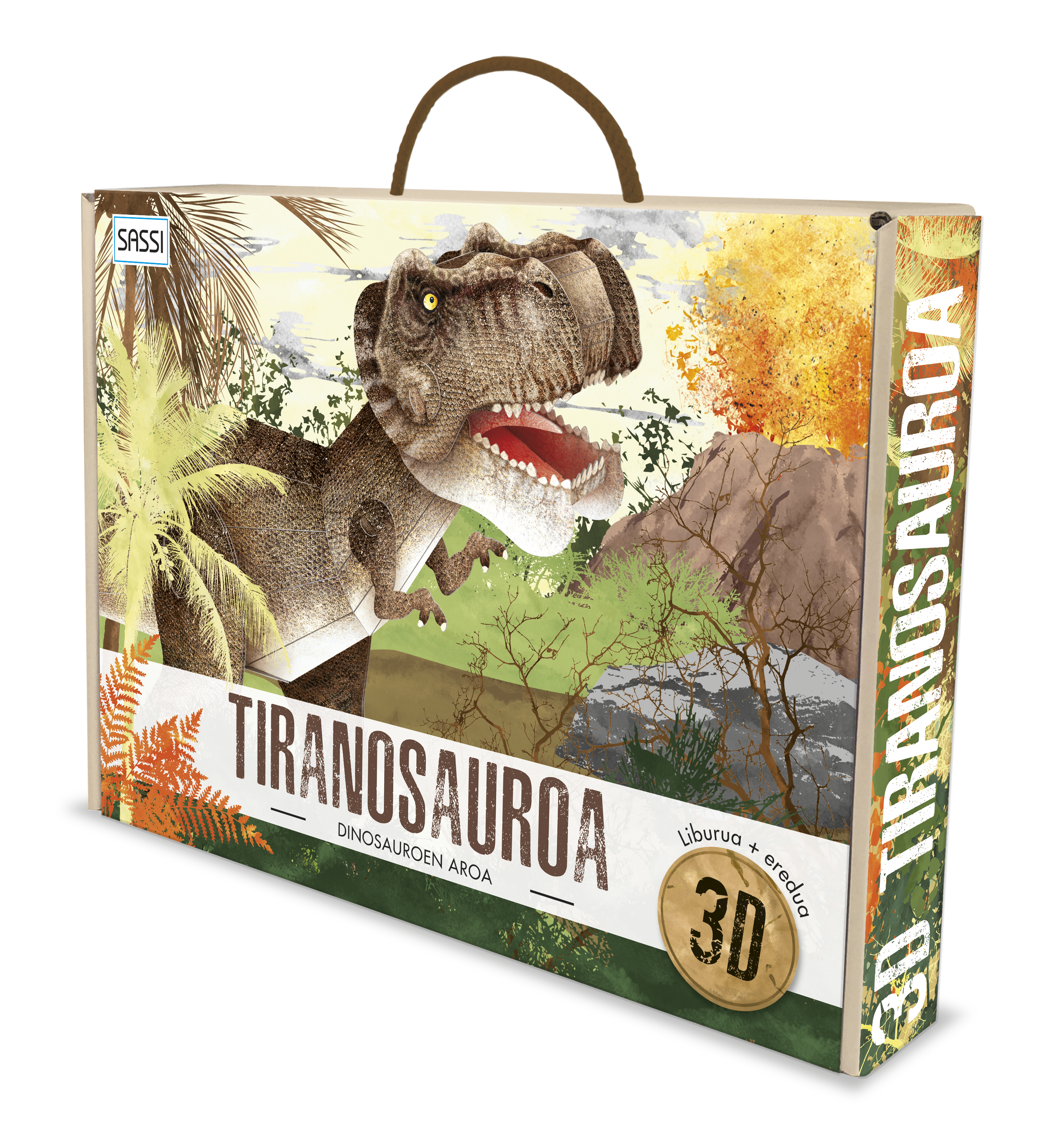 TIRANOSAUROA EUSKERA, de L. TREVISAN#V. MANUZZATO#A.BORGO | portada del libro