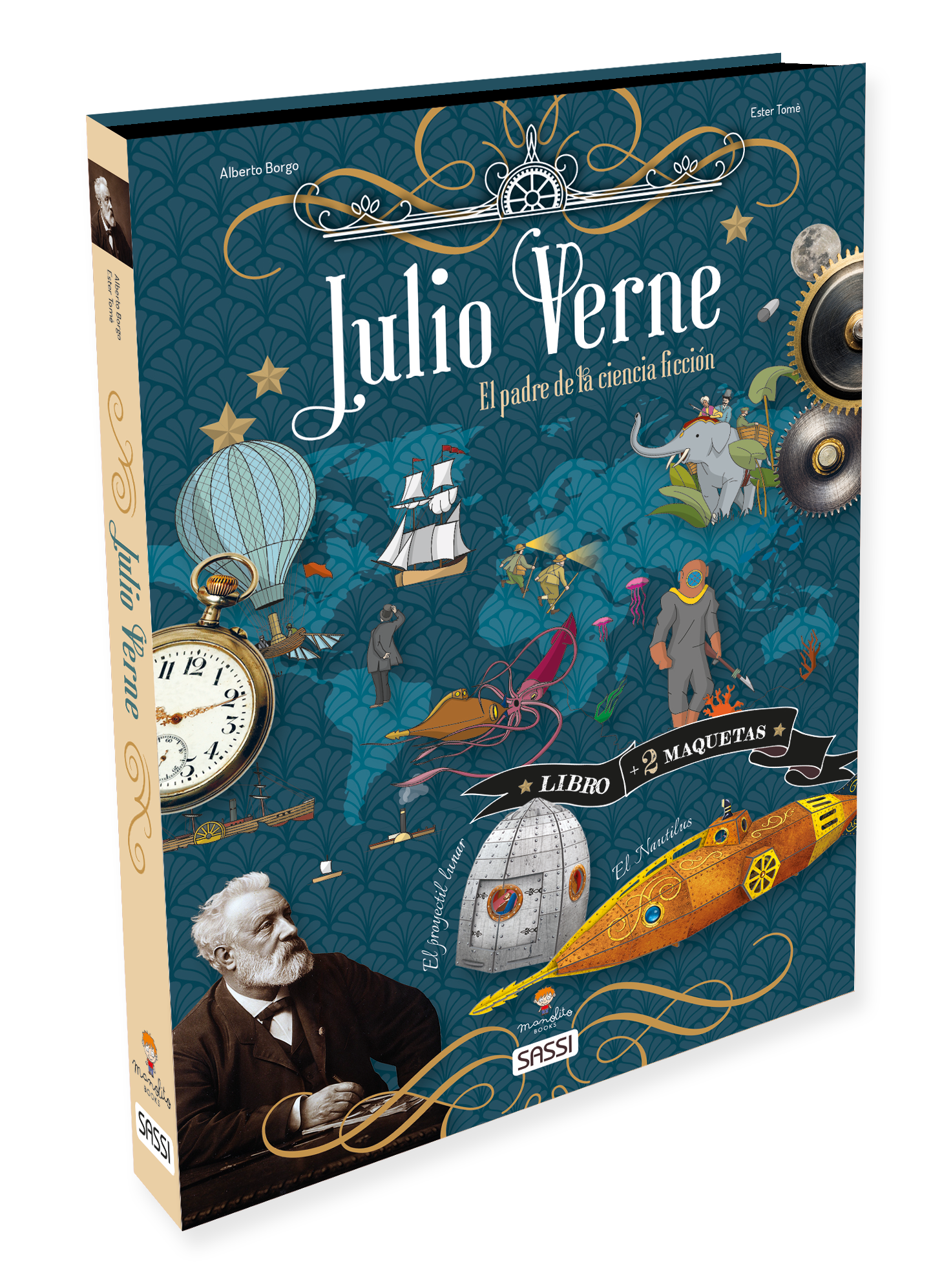 JULIO VERNE CIENTIFICOS E INVENTORES, de E.TOME#A. BORGO#N. FABRIS#F.LEGIMI | portada del libro