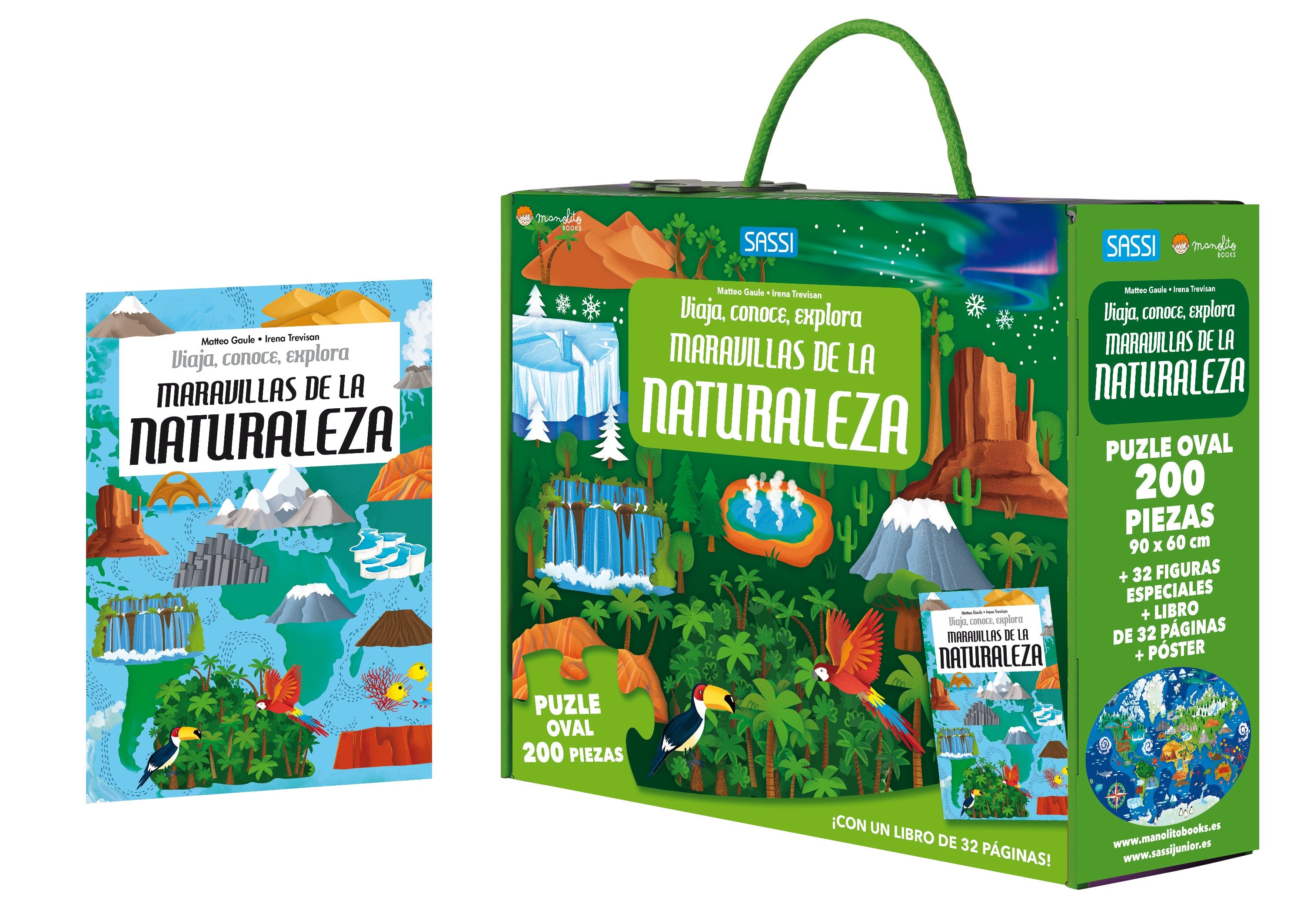 MARAVILLAS DE LA NATURALEZA VIAJA CONOCE, de M. GAULE#I TREVISAN | portada del libro