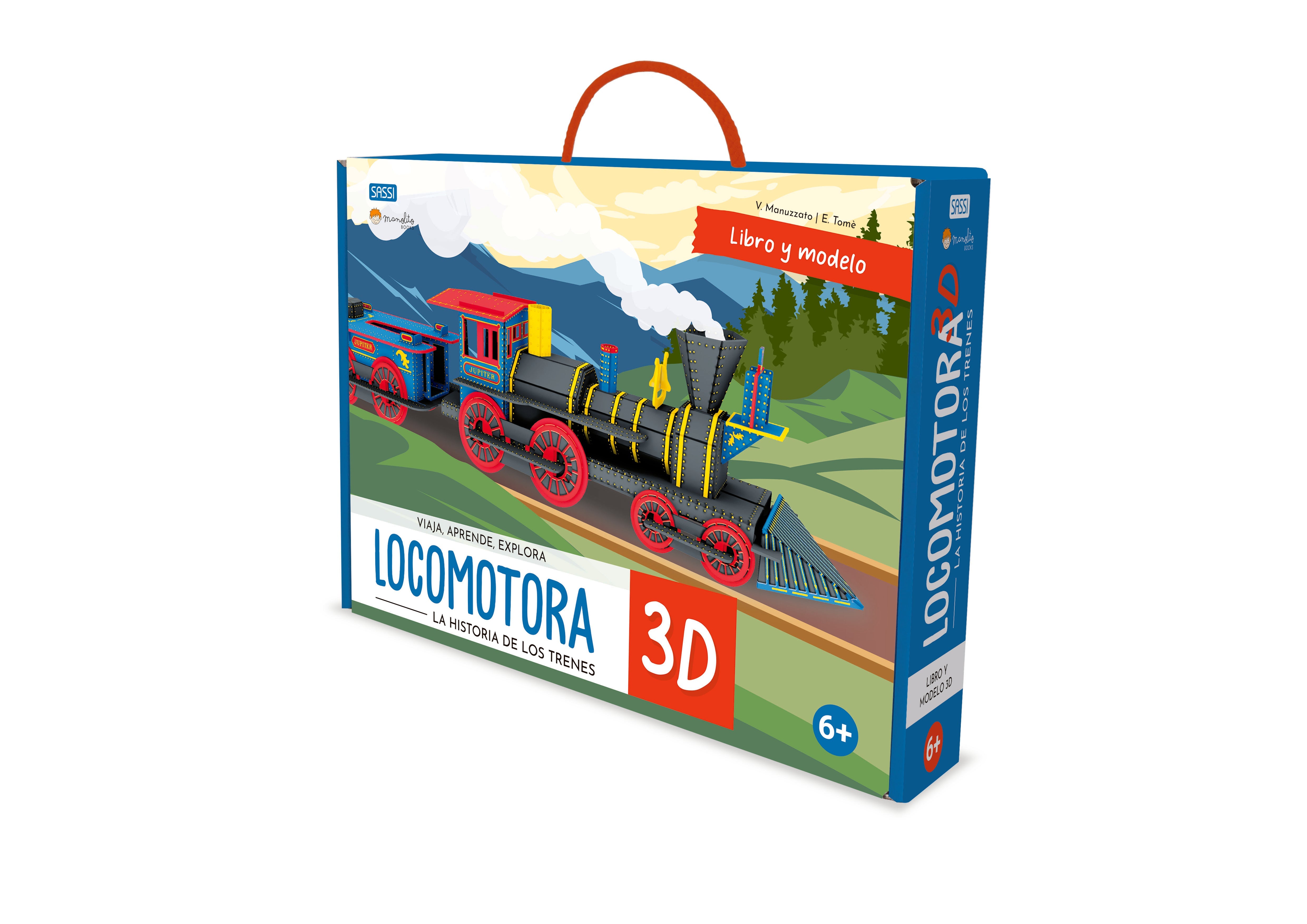 CONSTRUYE UNA LOCOMOTORA 3D, de L. TREVISAN#V. MANUZZATO | portada del libro